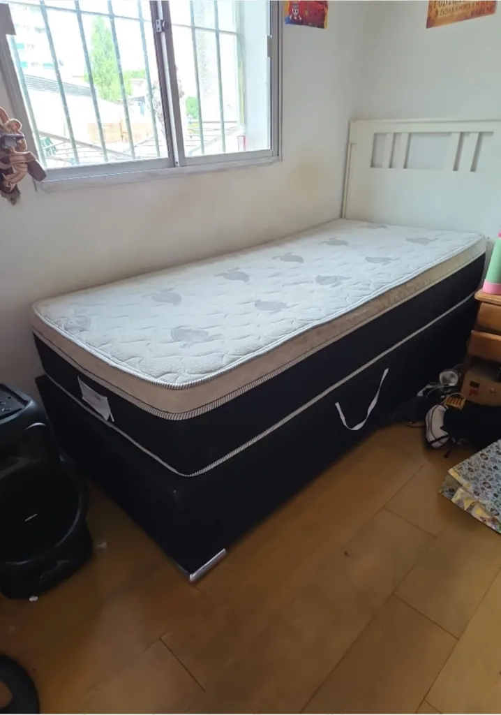 VENTA MODERNO SOMIER BAULERA 1 PLAZA